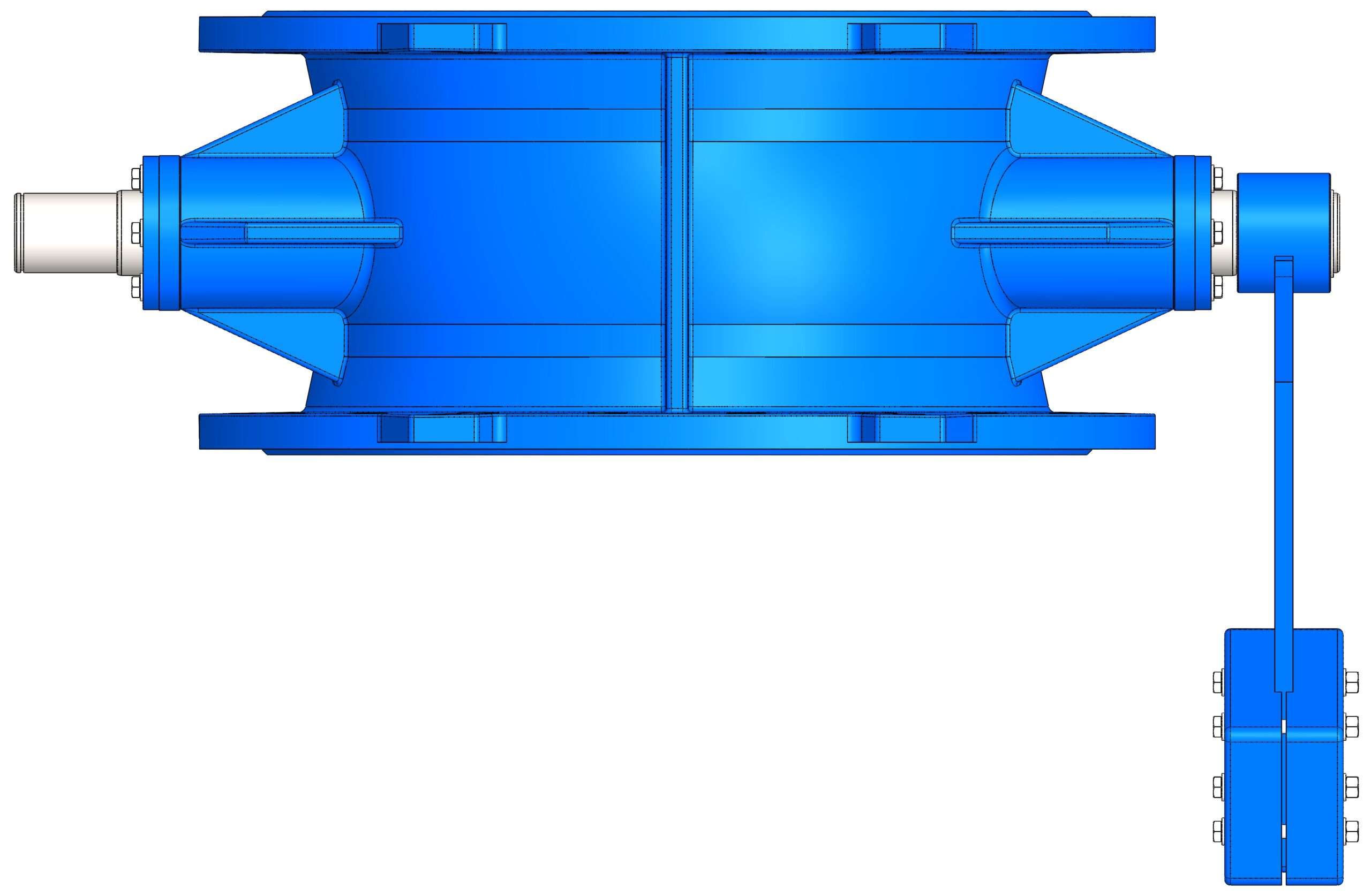 WATO súlykaros "tilting" öntvény visszacsapó szelep (döntött ülékű) - Image 4